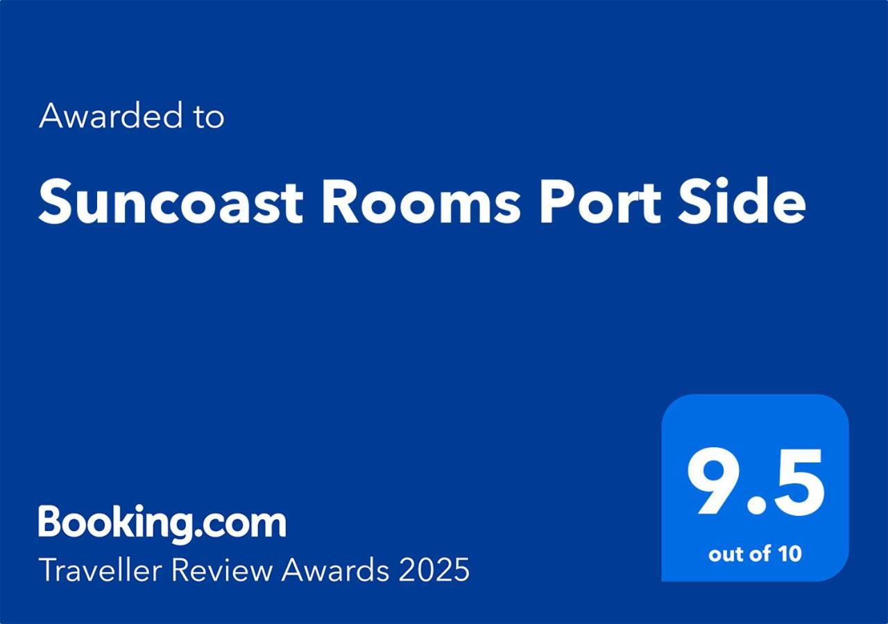 Suncoast Rooms Port Side Sarande Bagian luar foto
